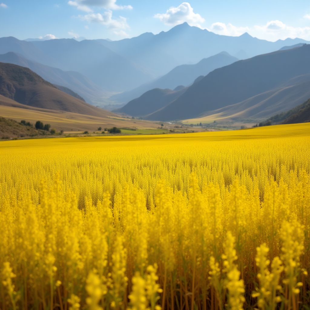 Cultivo de Quinoa en Bolivia