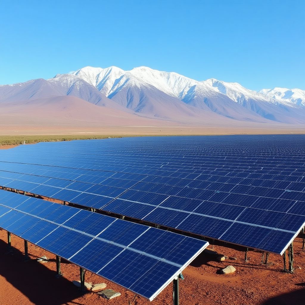 Proyecto de energía solar en Bolivia